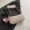 Bolso Tejido de Paja para Mujer, Gran Capacidad, Nuevo Modelo 2026, Diseño de Nicho de Verano, Bolso Cruzado Tejido, Bolso Dumpling, Bolso de Playa