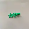 Estilo coreano clip BB de estrella de cinco puntas para colorear DIY accesorios para el cabello pasador lateral para niños accesorios para el cabello
