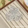 Moda Diamante Completo de Pedrería Flor DIY Accesorios para Ropa Flor Estéreo Accesorios Decorativos Accesorios para el Cabello Bolsos para Zapatos Materiales Hechos a Mano