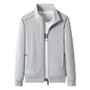 Chaqueta Deportiva Casual de Moda para Hombre para Primavera y Otoño, Ropa Deportiva con Cuello Alto para Hombre, Cárdigan Cálido Versátil a la Moda