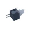 Interruptor de Botão de Pressão Não Travante Transfronteiriço 5.8*5.8 Interruptor de Botão Travável de Cabeça Plana de Linha Única 7X7 Interruptor Autotravante 8.5