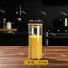 Recipientes de vidro herméticos de grau alimentício para uso doméstico, adequados para armazenar chá, grãos e lanches.; garrafas transparentes vazias para organizar e armazenar itens