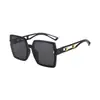 Gafas de sol estilo nuevo 2025 para mujer, Montura cuadrada grande de alta gama, Gafas de sol estilo celebridad de internet, Gafas de sol retro caladas