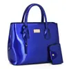 Bolsa Feminina 2023 Nova Europeia e Americana Retro Couro Envernizado Noiva Casamento Bolsa de Mão Ombro Transversal Estilo Bolsa Atacado Para o Trabalho