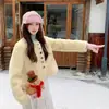 Invierno 2025 Nuevo Estilo Reductor de Edad Versátil Cómodo Agradable a la Piel Informal Moda que Mejora la Calidad Chaqueta Corta Tendencia
