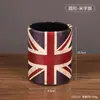 Portalápices Creativo Retro Caja de Almacenamiento Estudiante Escritorio Estantería Estuche Redondo para Lápices Caja de Papelería Minimalista Le glaze Fábrica de Resistencia