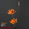 Ramos de flores secas, adornos decorativos de flores reales, flores de loto secas, capullos de loto, raíces de loto naturales, arreglos florales inspirados en Zen, decoraciones para sala de estar chinas.
