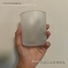 Vaso de Vidrio Pintado con Spray Personalizado para Velas DIY Vaso para Velas de Aromaterapia Portavelas Cuadrado Redondo Vaso Pequeño para Velas con Logotipo