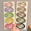 Pinzas para el cabello infantiles de moda con forma de estrella, versátiles y no dañan el cabello, juego de pasadores para arreglar mechones sueltos y flequillo, accesorios para el cabello para niñas