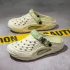 Chinelos de Eva Respiráveis Fofos Desenho Animado Bico Fechado Sandálias Slip-On para Casal Tamancos de Verão 2026 para Homens e Mulheres