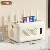 Caja de Almacenamiento para Router Wifi Estante de Colocación Estante de Almacenamiento para Decodificador de TV Organizador de Almacenamiento Oculto para Regleta