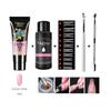 AliExpress Amazon Explosiones poly gel Nail Art Secado Rápido Pegamento Fototerapia Multicolor Pegamento Extensión 15ml Set