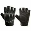 Luvas de Ciclismo Meio Dedo Luvas de Motoqueiro Masculinas Sem Dedos Moto Mountain Bike Quatro Estações Luvas Finas Respiráveis Amortecedoras