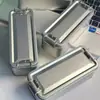 Caja de Hierro Vintage con Cierre, Caja de Almacenamiento de Hojalata, Almacenamiento Sellado, Empaque Creativo de Caja Vacía Retro Nostálgico, Caja de Hierro