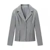 Exportação Transfronteiriça Roupas Femininas Outono e Inverno 2025 Estilo Europeu e Americano Blazer de Terno + Saia de Terno Conjunto para Mulheres C92890