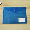 Bolsa Transparente para Archivos A4 Spot Etiqueta Personalizada Bolsa con Broche para Tutorías Estudiantiles Almacenamiento de Oficina Bolsa de Archivo PP Personalización