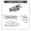 Bisagra Oculta de Acero Inoxidable Cl283 para Puerta de Gabinete Integrada, Chasis de Gabinete Eléctrico, Bisagra para Gabinete de Maquinaria Industrial