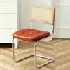Silla de ratán silla nórdica de madera maciza para el hogar silla de comedor de diseño silla de segunda mano silla网红 cafetería hotel ocio silla ins
