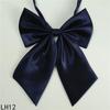 Seda fresca pequeña japonesa para damas, cuello geométrico uniforme estilo universitario, moño de ángulo plano, venta al por mayor de fábrica