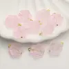 Cuentas Dispersas de Hielo Transparente Estilo Antiguo, Cuentas de Vidrio con Flor en Degradado, Materiales para Cuentas de Pulseras DIY, Accesorios Hechos a Mano para Pendientes