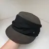 Chapéu Flat Cap Japonês Retrô Versátil Feminino Outono Inverno Plissado Ajustável Jovem Artístico Chapéu de Cavaleiro Chapéu de Sol Diário