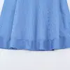 Ropa de mujer europea y americana transfronteriza ZA AliExpress nuevo éxito de ventas falda a rayas de moda versátil elegante para mujer