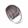 Flequillo de aire de cabello humano real completo, peluca para la cabeza de mujer, flequillo postizo 3D natural para la frente, peluca de flequillo recto sin costuras de estilo francés