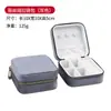 Cremallera simple portátil caja de joyería de franela caja de almacenamiento de anillos pendientes coreanos caja de regalo de joyería fábrica mayorista