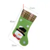 Calcetines grandes de Navidad Calcetines de Navidad Regalos navideños Decoraciones navideñas nuevas Bordado de dibujos animados de franela