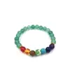 AliExpress venda quente universo galáxia Sistema Solar oito planetas pulseira estrela guardiã contas de pedra natural pulseira para mulheres