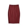 Primavera Nova Saia Hip All-match Hot Girl Slimming Cintura Alta Saia One Step Comprimento Médio Elegante Saia de Terno Dividido