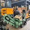 Pequena Escavadeira Compacta para Valas, Equipamento para Valas de Tubulação e Cabos em Pomares Agrícolas, Escavadeira de Corrente