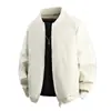 Marca americana de moda transfronteriza retro versátil chaqueta holgada para hombre color liso nuevo abrigo casual estilo coreano chaqueta bomber para hombre