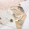 Pulsera Vintage Simple Dulce Tejida con Cera Paz Pareja Fresca Ajustable Joyería Suministro AliExpress
