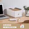 Caixa Organizadora de Mesa para Home Office Porta-Arquivos Organizador Caixa de Arquivos A4 Japonesa Caixa de Armazenamento Inclinada para Livros