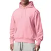 Sudadera con capucha de forro polar para hombre, color liso, deportiva, nueva, de importación, europea y americana, para primavera y otoño de 2026, al por mayor