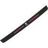 Adesivo de Couro Fibra de Carbono para Porta-Malas de Carro com Logo, Faixa de Soleira para Evitar Pisadas, Adesivo Decorativo Protetor, Faixa para Para-choque Traseiro de Carro