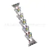Adecuado para Apple Apple Watch Correa de Reloj Sinfonía Mariposa Joyería Correa de Acero Moda Cadena de Reloj Metálica para Mujer