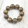 Pulsera Natural Yin Hundimiento Seda Dorada Nanmu 108 Pulsera de Material Verde Ébano Cuentas de Buda Sándalo Cuentas de Rosario Pulsera para Hombres y Mujeres Agarrar