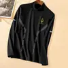 Camiseta básica unisex de cuello medio, terciopelo de doble cara, terciopelo alemán, otoño e invierno, forrada de polar, engrosada, cálida, versátil, corte ajustado