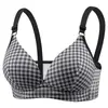 Sujetador push-up inalámbrico cómodo de mujer fino para comercio exterior transfronterizo, sujetador deportivo transpirable de espalda bonita con efecto realce