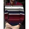 2026 Nueva Camisa Polo de Manga Larga con Cuello Camisero Abotonado para Hombre de Amazon para Vacaciones y Uso Casual, Directo del Fabricante