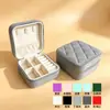 Fabricante de cajas de almacenamiento portátiles para joyería, cajas de regalo personalizadas para joyería, cajas de embalaje para accesorios de collares y pulseras con logotipos impresos a color