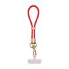 Cordão de pescoço multifuncional com sensação de pele líquida, cordão de celular diagonal, arruela, pingente de celular curto para pulso, portátil