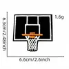 Novo adesivo de tecido bordado de basquete de desenho animado esportivo, etiqueta de tecido, acessório de vestuário, patch bordado para computador em estoque, atacado