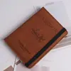 Funda de Pasaporte de Cuero de Alta Gama para Uso en el Extranjero, Funda de Pasaporte Antirrobo, Funda de Documentos Multicapa Multifuncional
