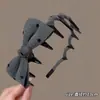 Diadema de alta gama estilo coreano para mujer, diseño de corona alta para hacer que la cara parezca más pequeña, adecuada para uso diario, lavado de cara y maquillaje, con dientes para una sujeción antideslizante