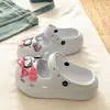 Ligeras y Cómodas para CaminarVerano Mujer EVA Celebridad de Internet Diadema Gato Pequeño Chanclas Altura Aumentada Versátiles Transpirables Sandalias de Exterior
