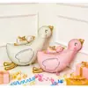 Decorações de Aniversário Dia dos Namorados Estilo Ins Tema Bebê Gansos Grandes Decorações Temáticas Dia das Mães Balões de Animais de Desenho
