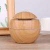 Fabricante USB Lámpara Pequeña de Bola Colorida Humidificador Pequeño de Hongo Grano de Madera Mini Corte Circular Máquina de Aromaterapia